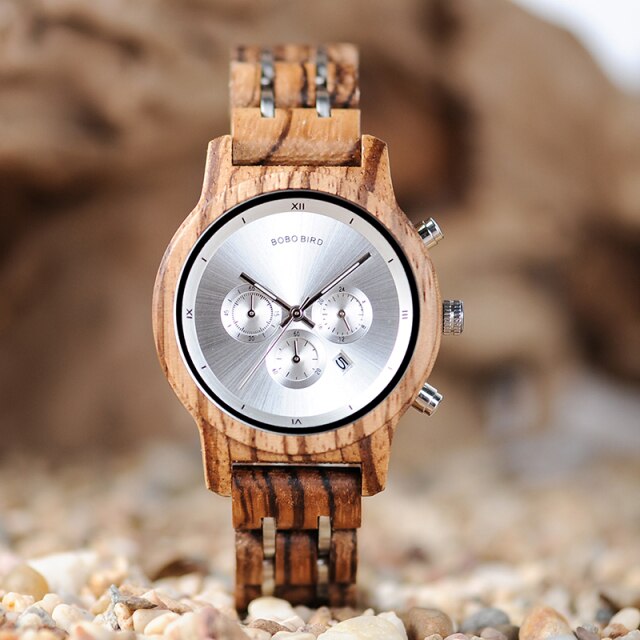 Bobo Bird Headband women watches Quartz wooden Watch Ladies relogio feminino Stopwatch Show date anniversary gift