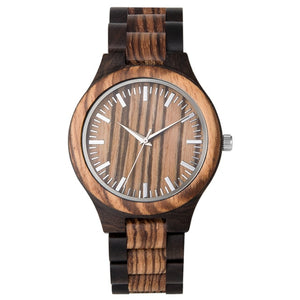 Handmade Wooden Watches Women Dress Quartz Analog Gifts for Lover