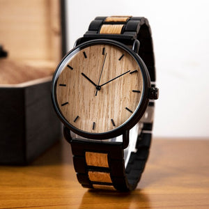 BOBOBIRD Wooden Quartz Men's Watches Mens 2020 Male Watch for Man Watch Handmade Fashion Wristwatch Luxury Orologio Uomo