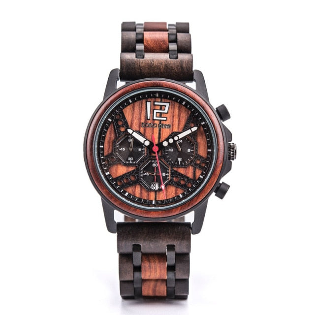 Creative Full Natural Wood Male Watches Handmade Bamboo Novel Fashion Men Wooden Bangle Quartz Wrist Watch Reloj de madera