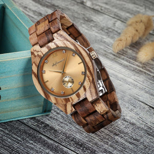 Shifenmei Wooden Women's Watch Fashion Women Wood Watches Luxury Brand Ladies Bracelet Wristwatch Quartz Clock Relogio Feminino