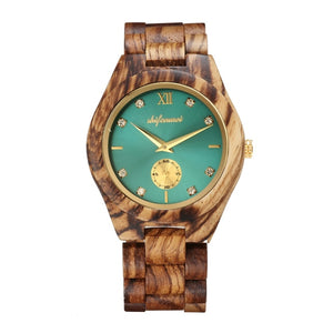 Shifenmei Wooden Women's Watch Fashion Women Wood Watches Luxury Brand Ladies Bracelet Wristwatch Quartz Clock Relogio Feminino