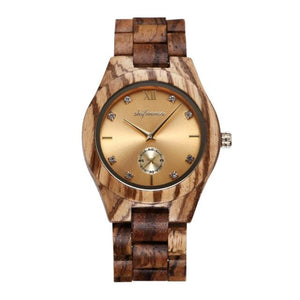 Shifenmei Wooden Women's Watch Fashion Women Wood Watches Luxury Brand Ladies Bracelet Wristwatch Quartz Clock Relogio Feminino